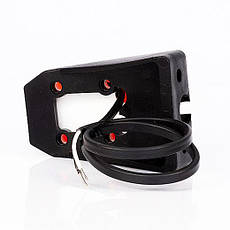 Ліхтар габаритний Fristom FT-001 C I LED червоний зі світловідбивачем кронштейном і проводом, фото 3