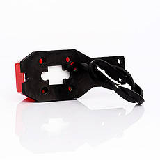 Ліхтар габаритний Fristom FT-001 C II LED червоний зі світловідбивачем кронштейном і проводом, фото 3