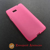 HTC Desire 600 защитный чехол Cover pink