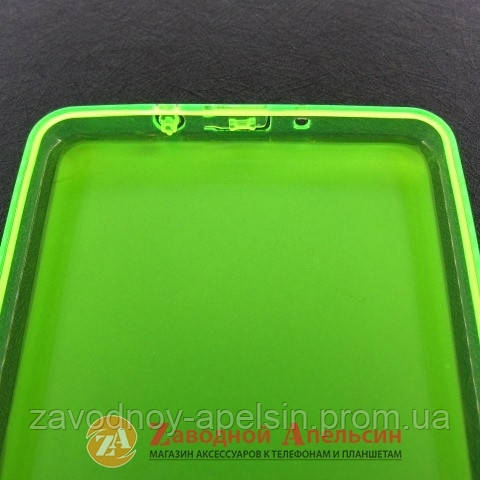 Samsung A7 A700 чехол слиликоновый Cover green - фото 2 - id-p576503253