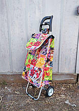 Господарська сумка-біжка з залізними колесами та суцільнометалевим каркасом.