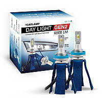 Светодиодные автолампы H11 CARLAMP Day Light GEN2 Led для авто 6000K 6500Lm ZES (DLGH11)