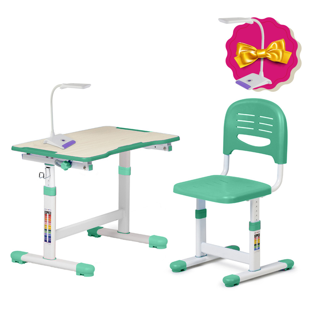 Зростаюча парта для дитини FunDesk Piccolino II Green