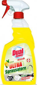 Засіб Dual Power для видалення жиру Лимон 0,75 л