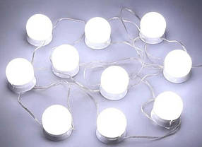 LED лампочки для гримерного дзеркала VANITY MIRROR LIGHTS 7935, 10 шт, фото 2