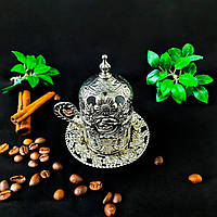 Турецкая чашка для кофе 50 мл Серебро