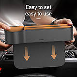 Органайзер в авто BASEUS Elegant Car Storage Box CRCWH-01, чорний, фото 7