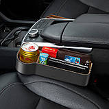 Органайзер в авто BASEUS Elegant Car Storage Box CRCWH-01, чорний, фото 8