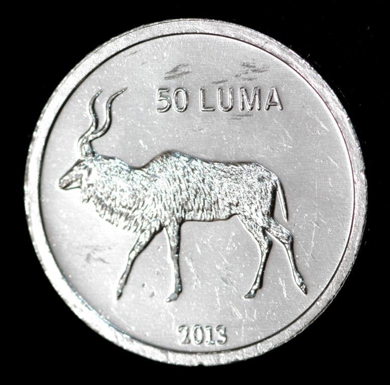 Монетагладево-карабахської Республіки 50 лум 2013 р. Антилопа, фото 1