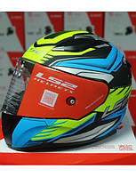 LS2 FF353 RAPID GALE MATT BLACK BLUE YELLOW (РАЗМЕР L) FF353 LS2 FF353 RAPID GALE MATT BLACK BLUE YELLOW (РАЗМЕР L)