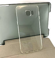 Чехол для Samsung S6 EDGE Plus накладка силиконовый бампер OU Case прозрачный
