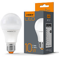LED лампа светодиодная VIDEX A60e 10W E27 3000K 220V