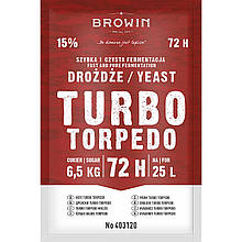 Дріжджі Turbo TORPEDO 72 години Biowin , 120g (403120 )