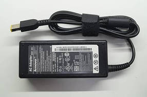 Блок живлення для ноутбука Lenovo 20V, 3.25A, 65W, USB + pin (Square 5 Pin DC Plug), black (без кабелю!)