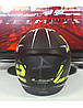 Мотошолом LS2 FF353 RAPID CROMO MATT BLACK HI VIS YELLOW, фото 5