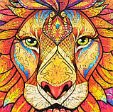 Пазл дерев'яний MD 1621 А5, лев, фото 3