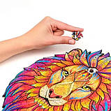 Пазл дерев'яний MD 1621 А5, лев, фото 6