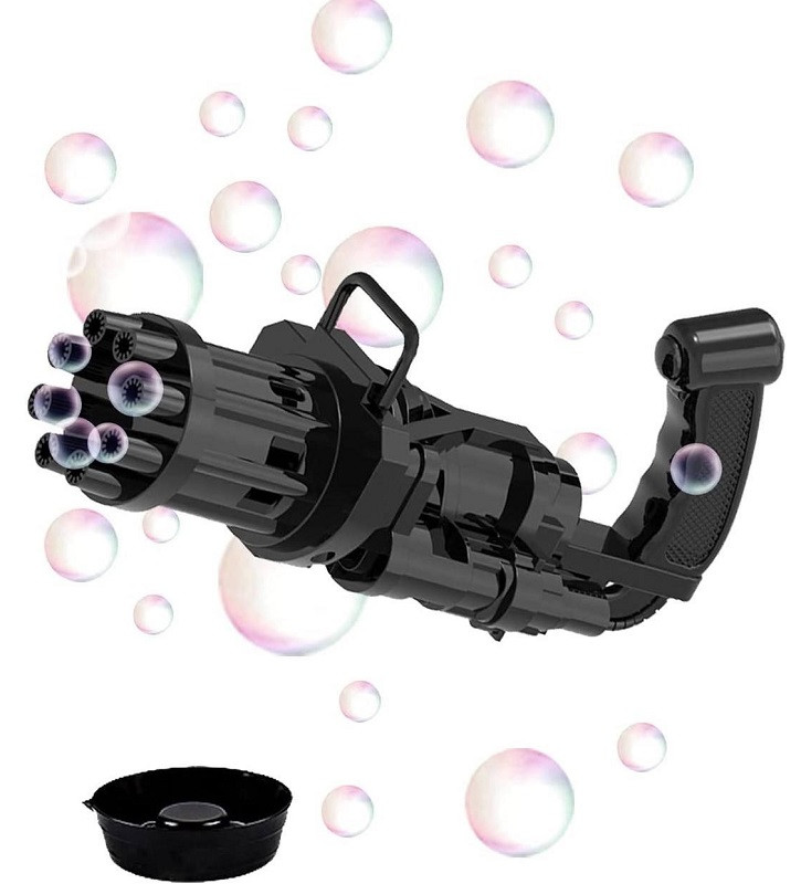 Кулемет для мильних бульбашок Gatling WJ 950 7934, чорний