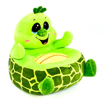 Дитяче плюшеве м'яке крісло-іграшка "Черепаха" З 31195 Зелений