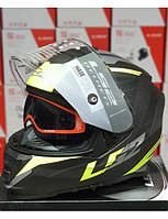 LS2 FF800 STORM NERVE MATT BLACK H-V YELLOW (РАЗМЕР XL) FF800 LS2 FF800 STORM NERVE MATT BLACK H-V YELLOW (РАЗМЕР XL)