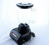 Блендер + кавомолка Domotec MS-9099 2 в 1 / подрібнювач стаціонарний міксер, фото 3