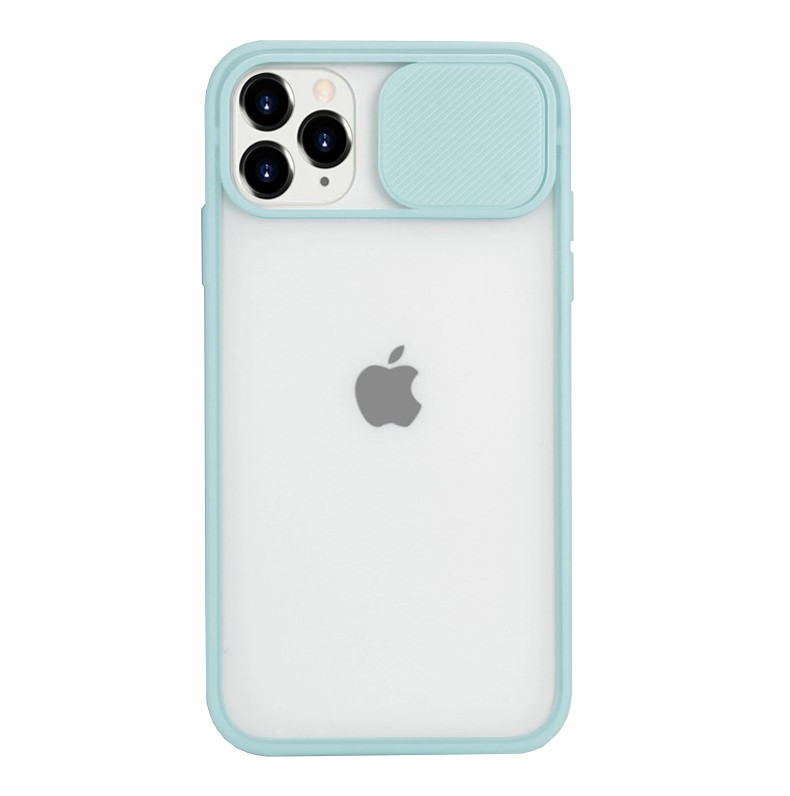 Чохол Hide Camera Matte для iPhone 12 Pro (08) Sea Blue блакитний