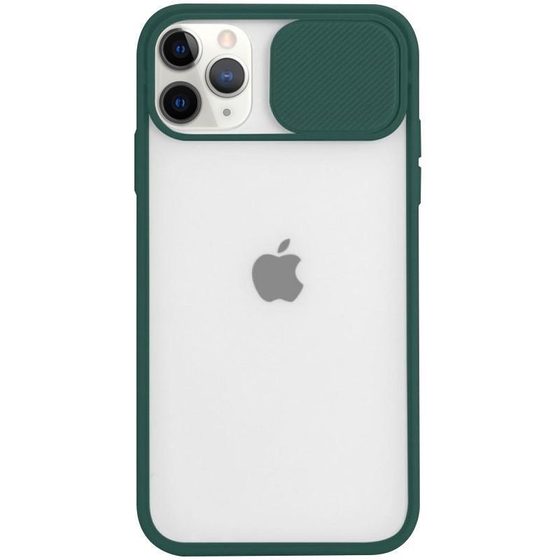 Чохол Hide Camera Matte для iPhone 12 Pro (07) Forest green зелений