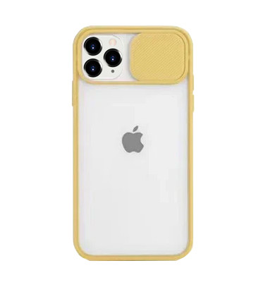 Чохол Hide Camera Matte для iPhone 12 Pro (03) Yellow жовтий