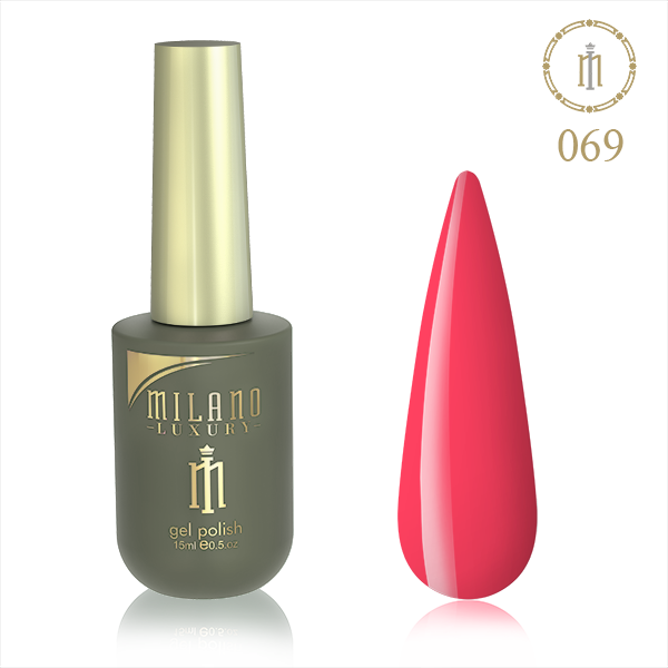 Гель-лак MILANO LUXURY 15 мл No 069 (Мандаринове танго)