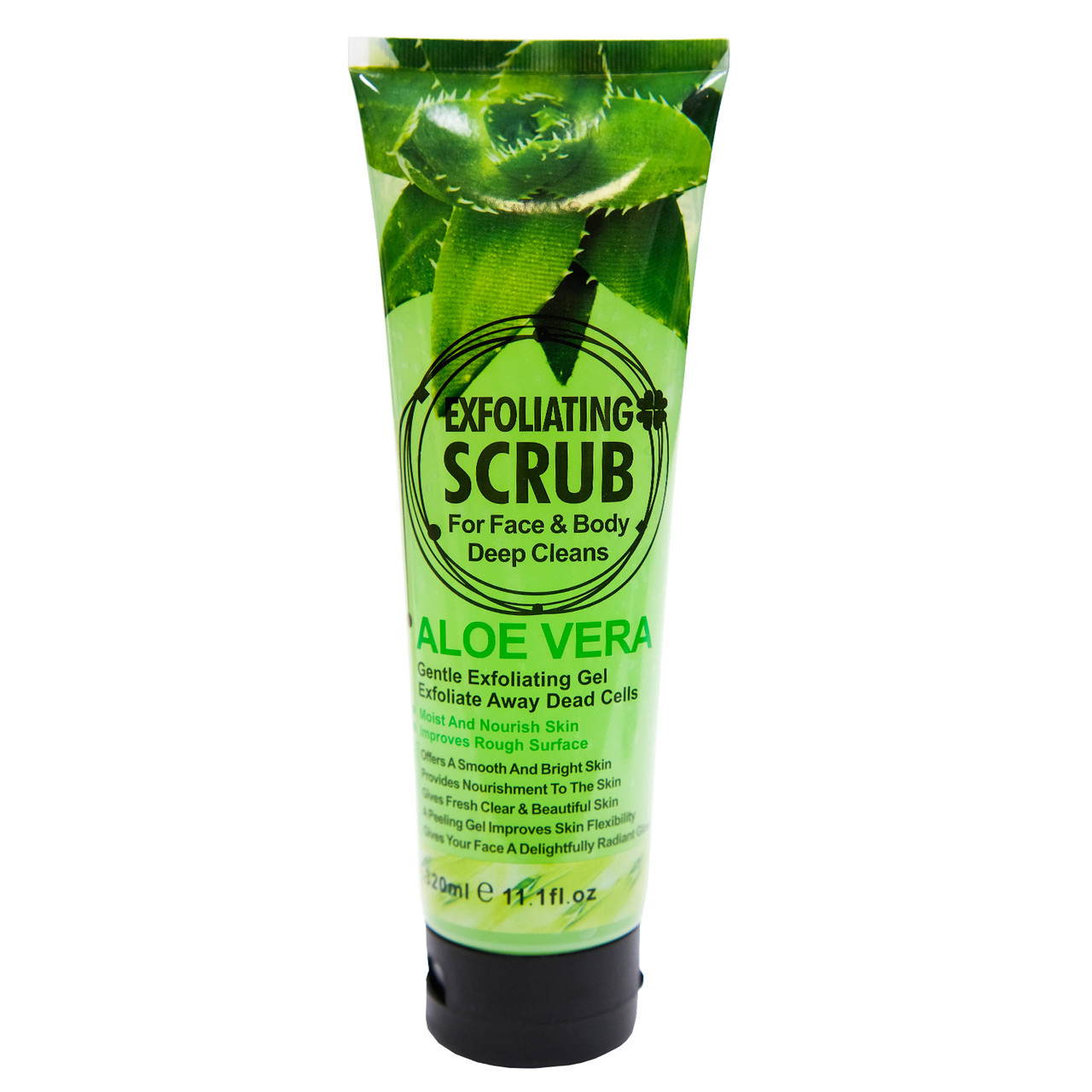 Скраб для обличчя і тіла Wokali Aloe Vera Face and Body Exfoliating Scrub WKL576 320 мл