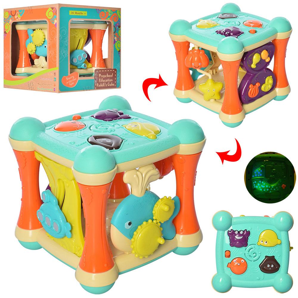 ИГРА - ЛОГИКА арт.9910 куб, 18-18см, проектор ночного неба,в кор-ке, 122-23-22см, фото 1