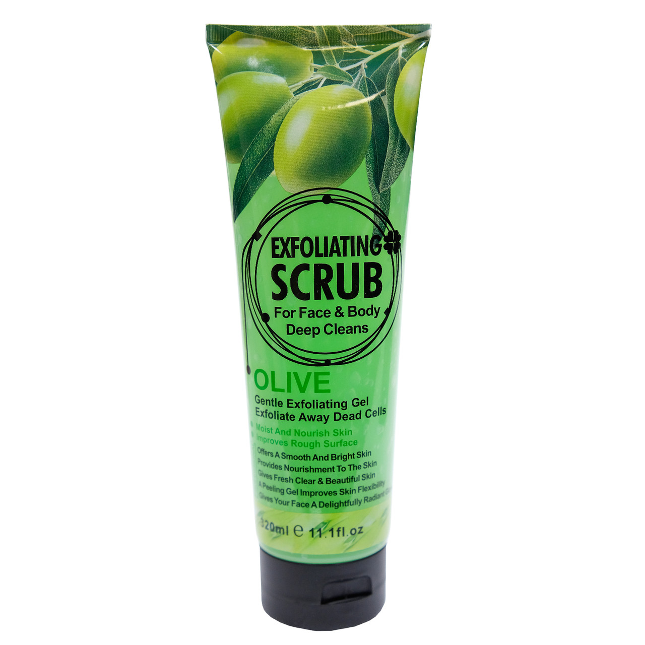 Cкраб для лица и тела Wokali Olive Face and Body Exfoliating Scrub WKL585 320 мл - фото 1 - id-p1474231990