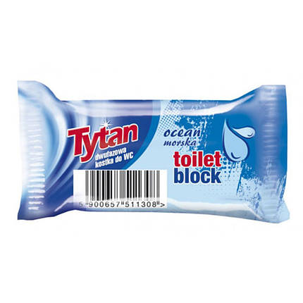 Ароматизированный блок для туалета Tytan Морской, 40 г (запаска), фото 1