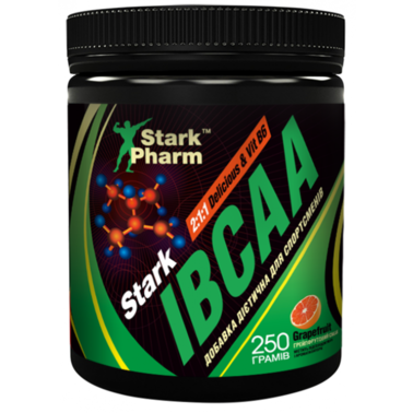 (уцінка термін по 2,25) Амінокислоти Stark Pharm Stark IBCAA 2-1 + Vit B6 250 г