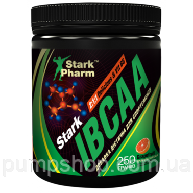 (уцінка термін по 2,25) Амінокислоти Stark Pharm Stark IBCAA 2-1 + Vit B6 250 г, фото 1