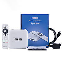 Смарт приставка Mecool KM2 2/8 TV Box / Netflix / 4K / Dolby Audio / Android TV