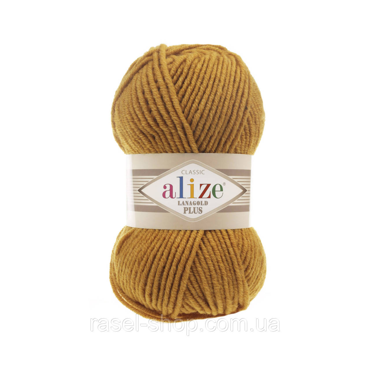 Alize Lanagold Plus горчичный №645