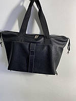 Женская спортивная брендовая сумка Armani Армани черная, сумки кожзам, сумки на плечо, сумки на молнии