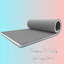 Матрац топер «Fog» Gray-White collection 65x180, фото 3