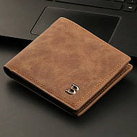 Мужской кошелек бумажник портмоне Baborry коричневого цвета