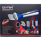 Професійний фен з насадками для сушіння волосся Gemei GM 4834 6в1 / Фен-стайлер, фото 8