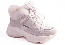 Кросівки жіночі бежеві All Shoes 20539-1