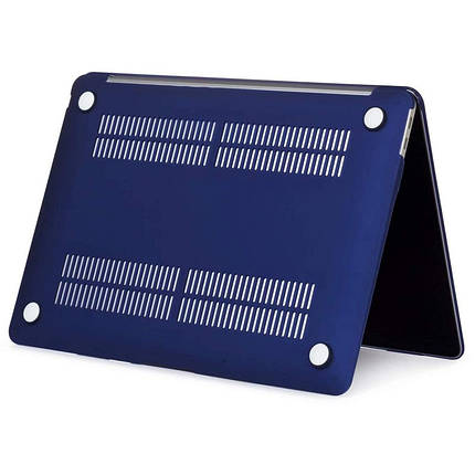 Чохол-накладка HardShell Case for MacBook Pro 16'' (2019-2020) Matte Navy Blue, фото 3