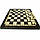 Шахи та шашки 2в1 різьблені малі 350*350 мм Гранд Презент СН 165А, фото 2