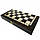 Шахи та шашки 2в1 різьблені малі 350*350 мм Гранд Презент СН 165А, фото 3