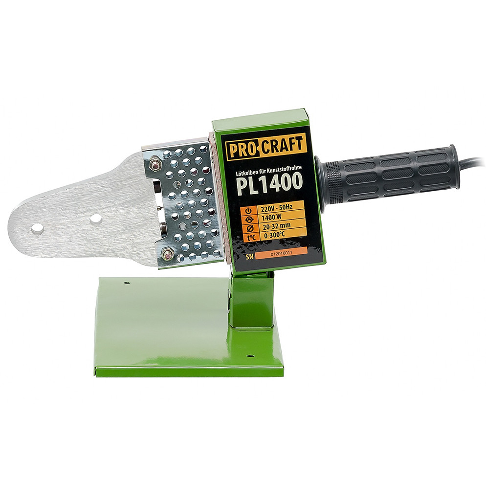 Паяльник для пластикових труб Procraft PL-1400