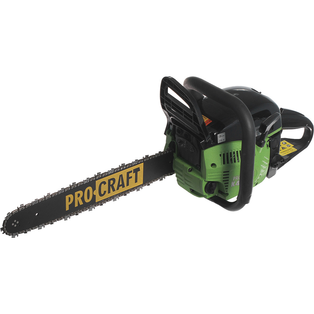 Бензопила Procraft K450 (2 шини, 2 ланцюги), фото 1