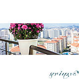 Горщик для квітів на перила Emerald 7,5 л червоний, фото 4