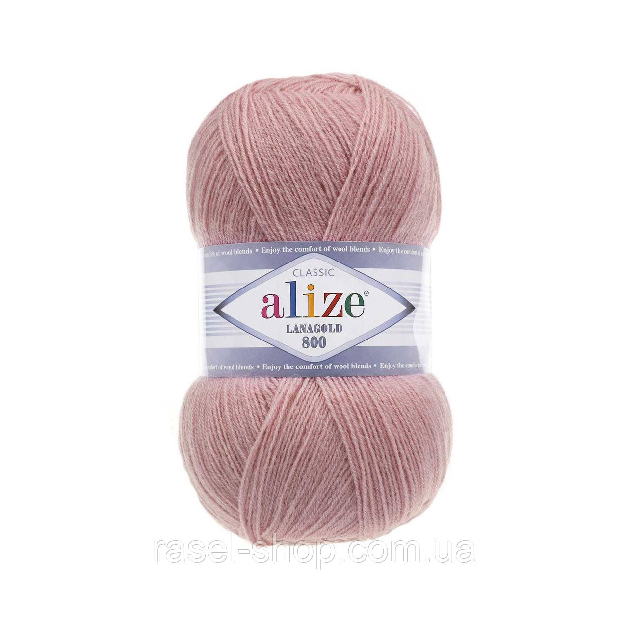 Alize Lanagold 800 (Ализе Ланаголд 800) вялая роза №173