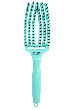Щітка для волосся комбінована Olivia Garden Finger Brush Combo Меdium Mint (OGBFBC-Mint)